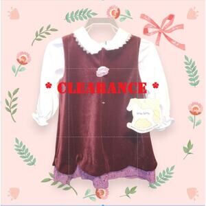 NWT Little Bitty Girls Dress, Size 18 M